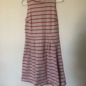 Cream and red stripe Loft dress